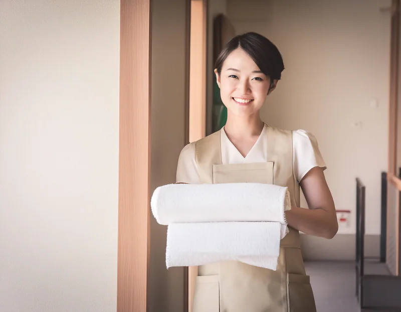 清掃業のイメージ。実際の顧客ではありません。
